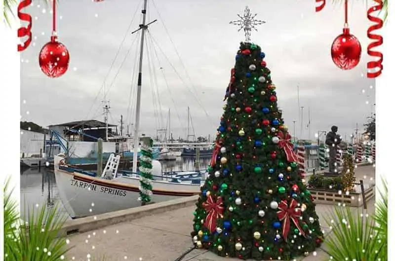 Tarpon Springs Sponge Docks Christmas Tree Lighting