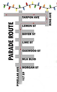 Tarpon Springs Christmas Parade Route