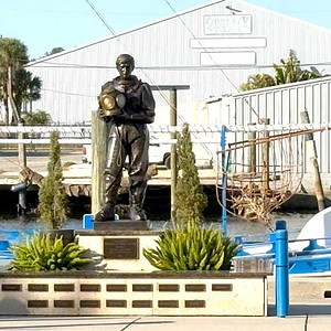 Sponge Diver Statue