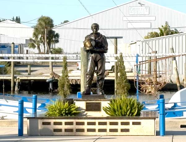 Sponge Diver Statue