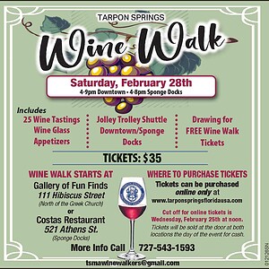 Tarpon Springs Wine Walk
