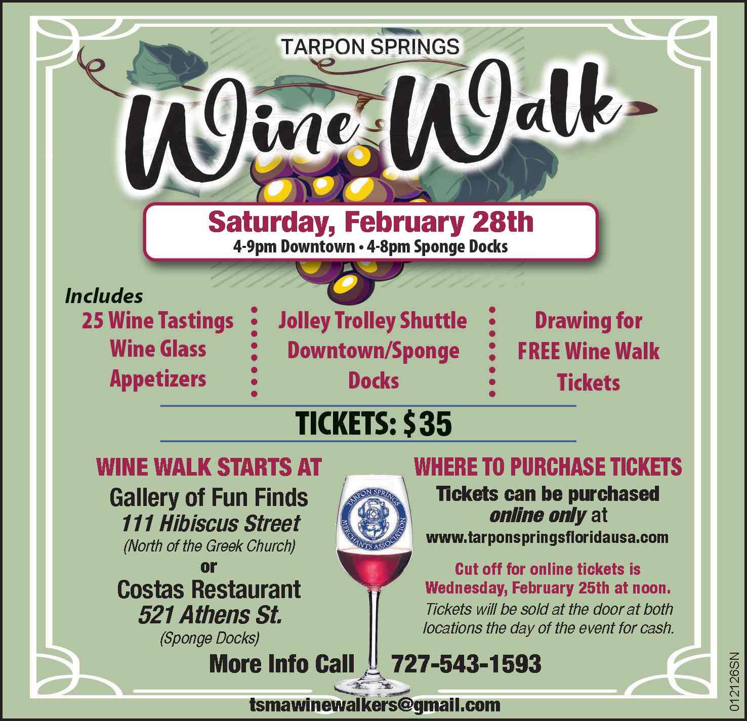 Tarpon Springs Wine Walk
